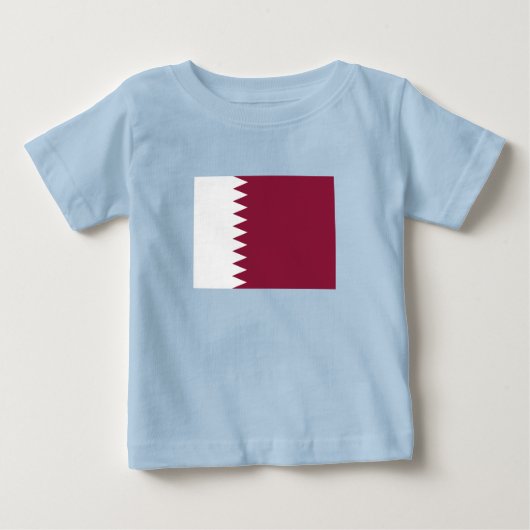 Katar-Flag Baby T-shirt (Vorderseite)