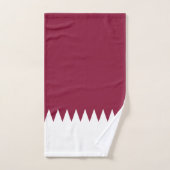 Katar-Flag Badhandtuch Set (Handtuch)