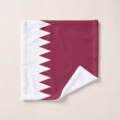 Katar-Flag Badhandtuch Set (Waschlappen)