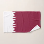 Katar-Flag Badhandtuch Set (Handtuch)