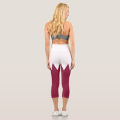 Katar-Flag Capri Leggings (Rückseite)