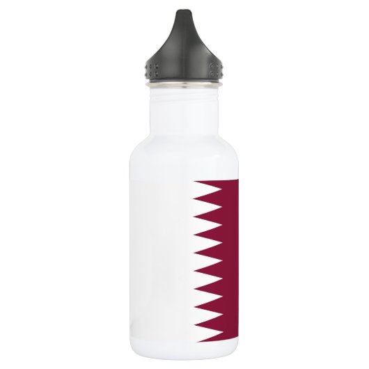 Katar-Flag Edelstahlflasche (Links)
