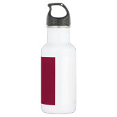 Katar-Flag Edelstahlflasche (Rückseite)
