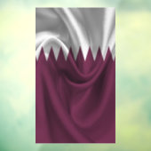 Katar-Flag Fensteraufkleber (Blatt 3)