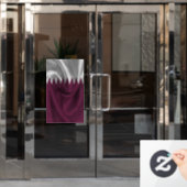 Katar-Flag Fensteraufkleber (Büro Tür)