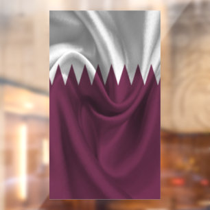 Katar-Flag Fensteraufkleber