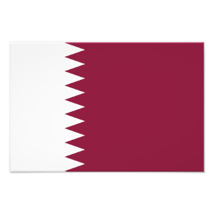 Katar-Flag Fotodruck