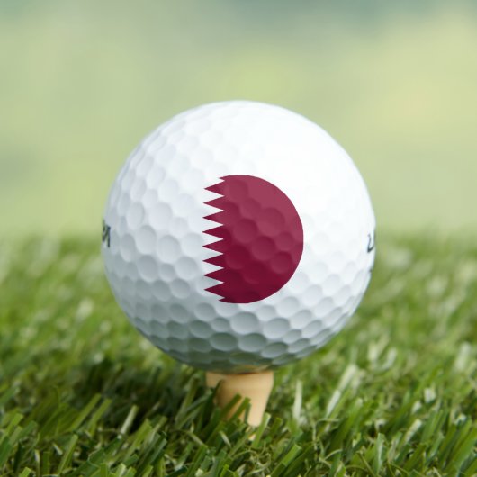 Katar-Flag Golfball (Insitu T-Shirt)