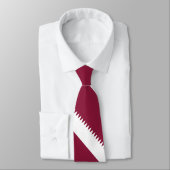 Katar-Flag Krawatte (Gebunden)