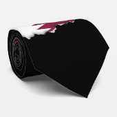 Katar-Flag Krawatte (Gerollt)