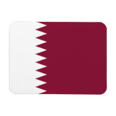 Katar-Flag Magnet (Horizontal)