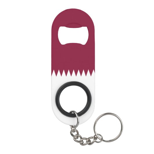 Katar-Flag Mini Flaschenöffner (Rückseite)