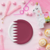 Katar-Flag Pappteller (Party)