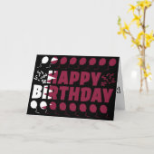 Katar Flag Patriotic Geburtstag Karte (Gelbe Blume)
