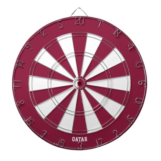Katar Flag Patriot's Bullseye Dartscheibe (vorne)