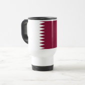 Katar-Flag Reisebecher (Vorderseite Links)