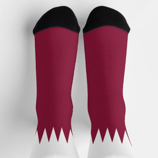 Katar-Flag Socken (Oben)