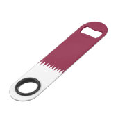 Katar-Flag Speed Flaschenöffner (Vorderseite Schrägansicht)