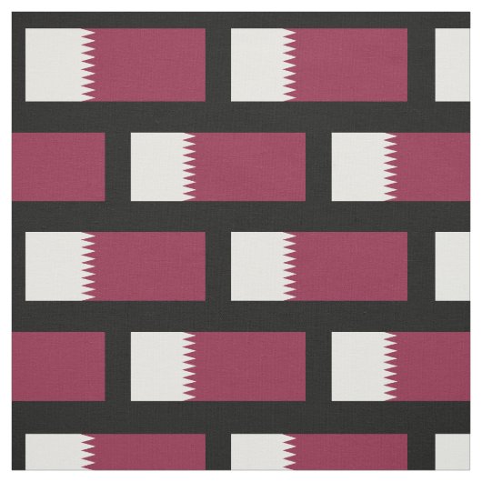 Katar-Flag Stoff (Muster)