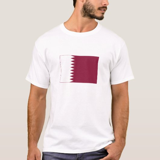 Katar-Flag T-Shirt (Vorderseite)