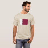 Katar-Flag T-Shirt (Vorne ganz)