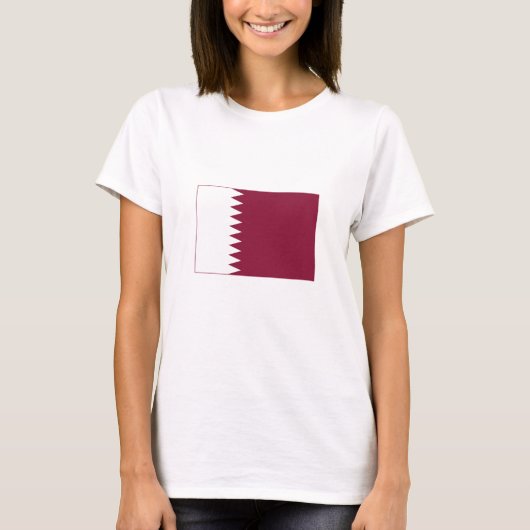 Katar-Flag T-Shirt (Vorderseite)