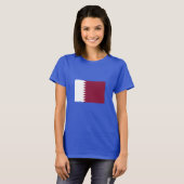 Katar-Flag T-Shirt (Vorne ganz)
