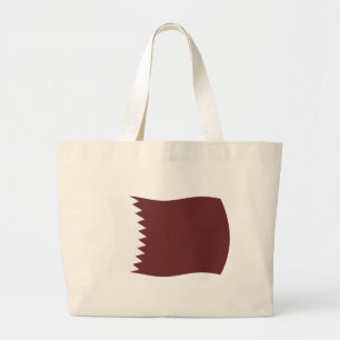Katar Flag Tote Bag Jumbo Stoffbeutel