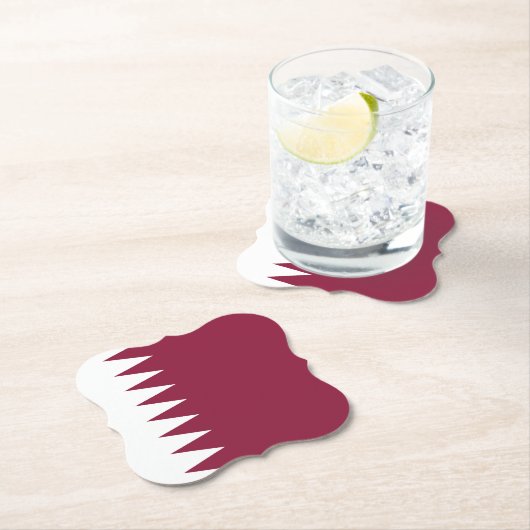 Katar-Flag Untersetzer (Vor Ort)