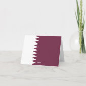 Katar-Flagge (Rückseite)