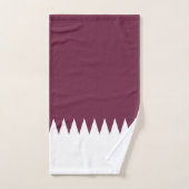Katar-Flagge Badhandtuch Set (Handtuch)