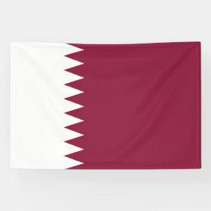 Katar-Flagge Banner