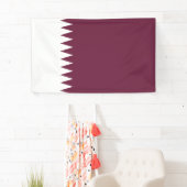 Katar-Flagge Banner (Insitu)