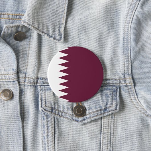 Katar-Flagge Button (Beispiel)
