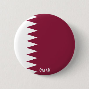 Katar-Flagge Cute Patriotischer Button