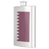 Katar-Flagge Flachmann (Links)