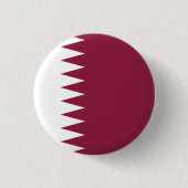 Katar-Flagge, Flagge Katars Button (Vorderseite)