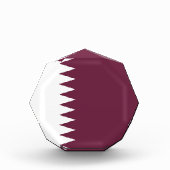 Katar-Flagge Fotoblock (Vorderseite)