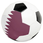 Katar-Flagge Fußball (Dreiviertel)
