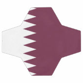 Katar-Flagge Fußball (Flach)