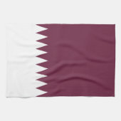 Katar-Flagge Geschirrtuch (Horizontal)