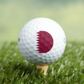 Katar-Flagge Golfball (Insitu T-Shirt)