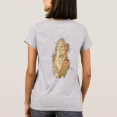 Katar-Flagge + Kartenzeichen-T - Shirt (Rückseite)