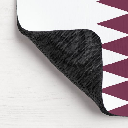 Katar-Flagge Mousepad (Ecke)