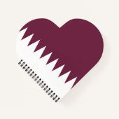 Katar-Flagge Notizblock (Vorderseite)