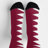 Katar-Flagge Socken (Oben)