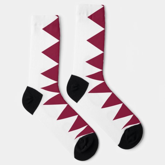 Katar-Flagge Socken (Rechts)