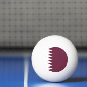 Katar-Flagge Tischtennisball (Netto)
