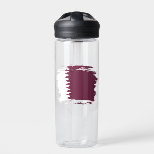 Katar-Flagge Trinkflasche
