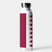 Katar-Flagge Trinkflasche (Links)